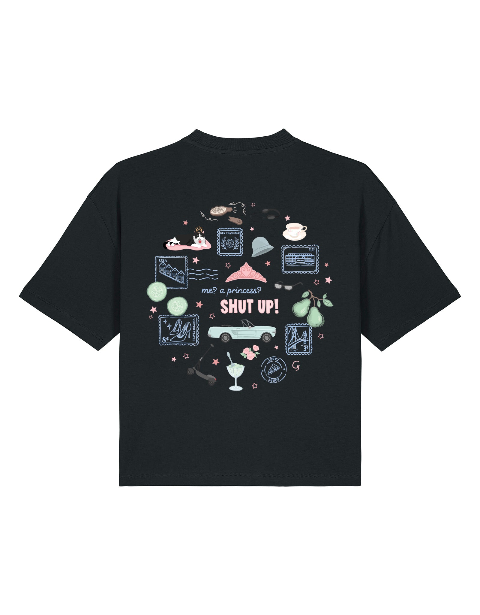 Princess Diaries Boxy Organic Cotton Tee