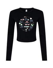 Princess Diaries Micro Rib Long Sleeved Tee