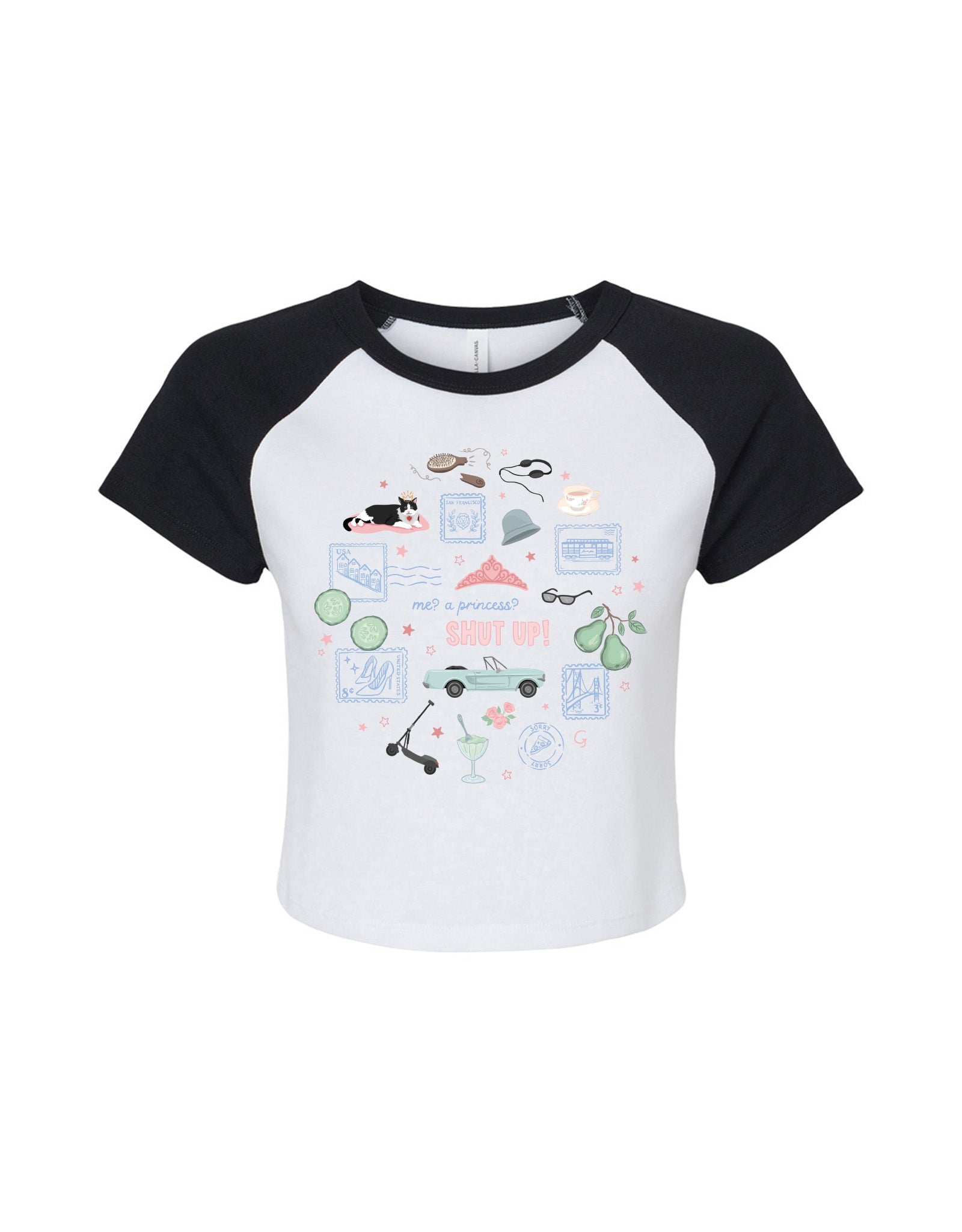 Princess Diaries Micro Rib Baby Tee