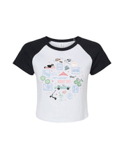 Princess Diaries Micro Rib Baby Tee