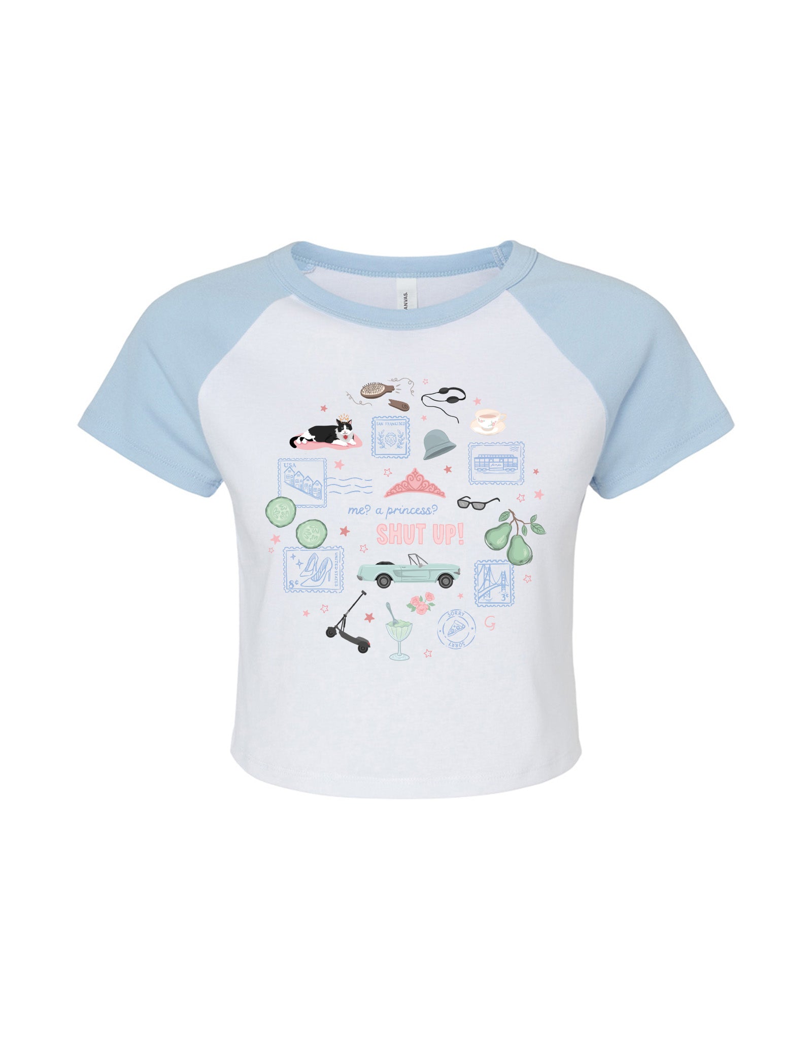 Princess Diaries Micro Rib Baby Tee