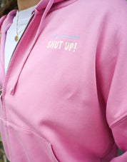 Princess Diaries Printed Boxy Organic Cotton Zip Hoodie