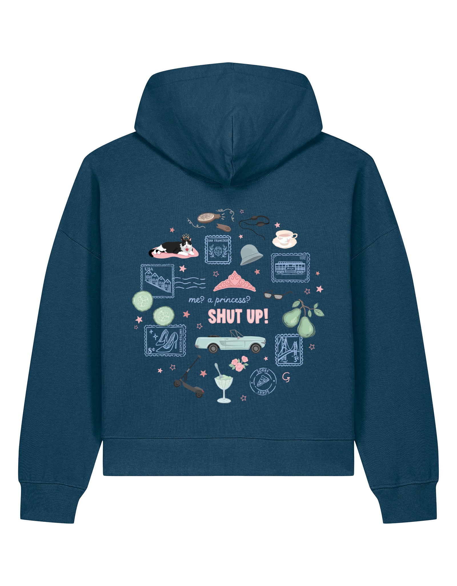 Princess Diaries Boxy Organic Cotton Hoodie