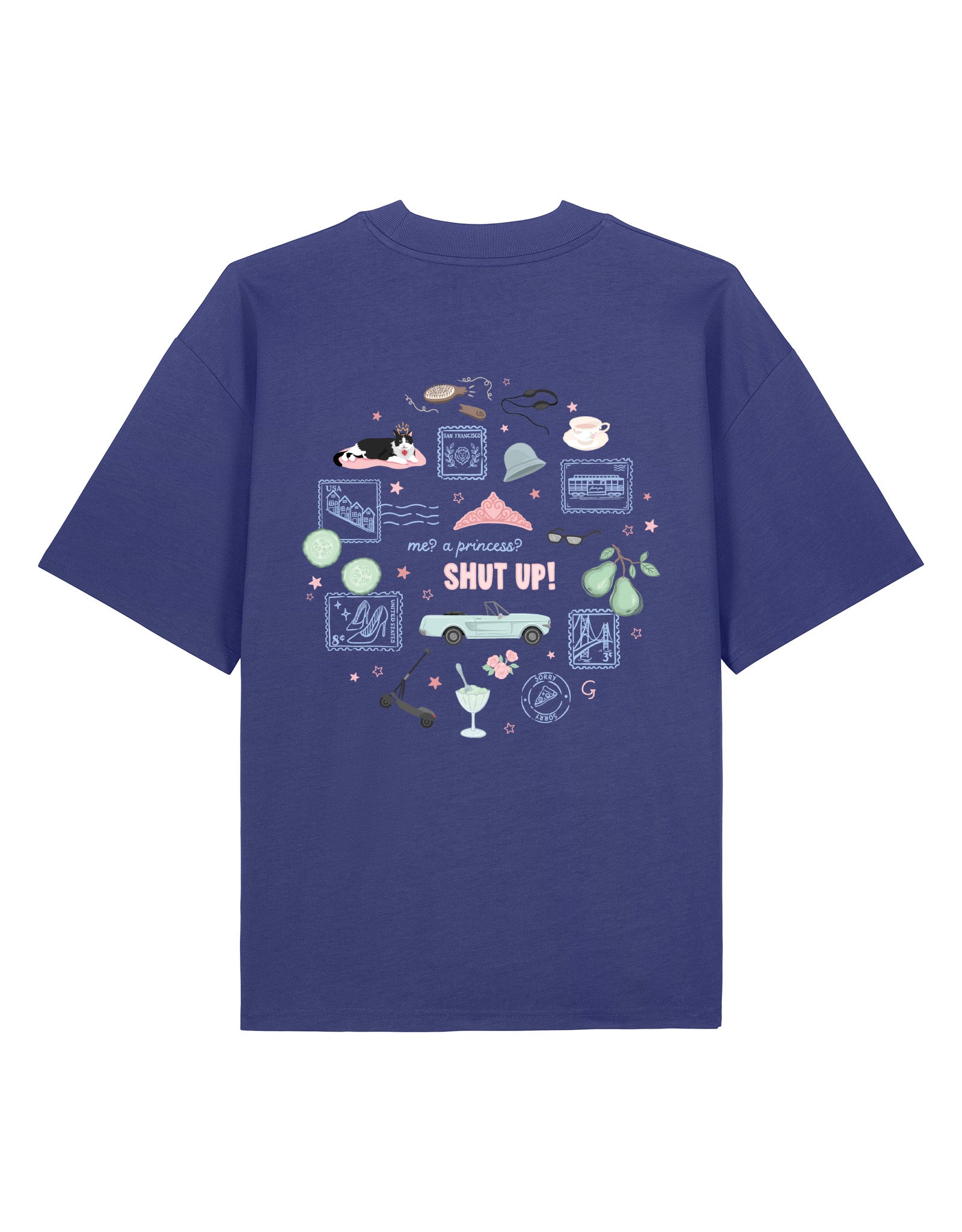 Princess Diaries Oversized Organic Cotton Tee