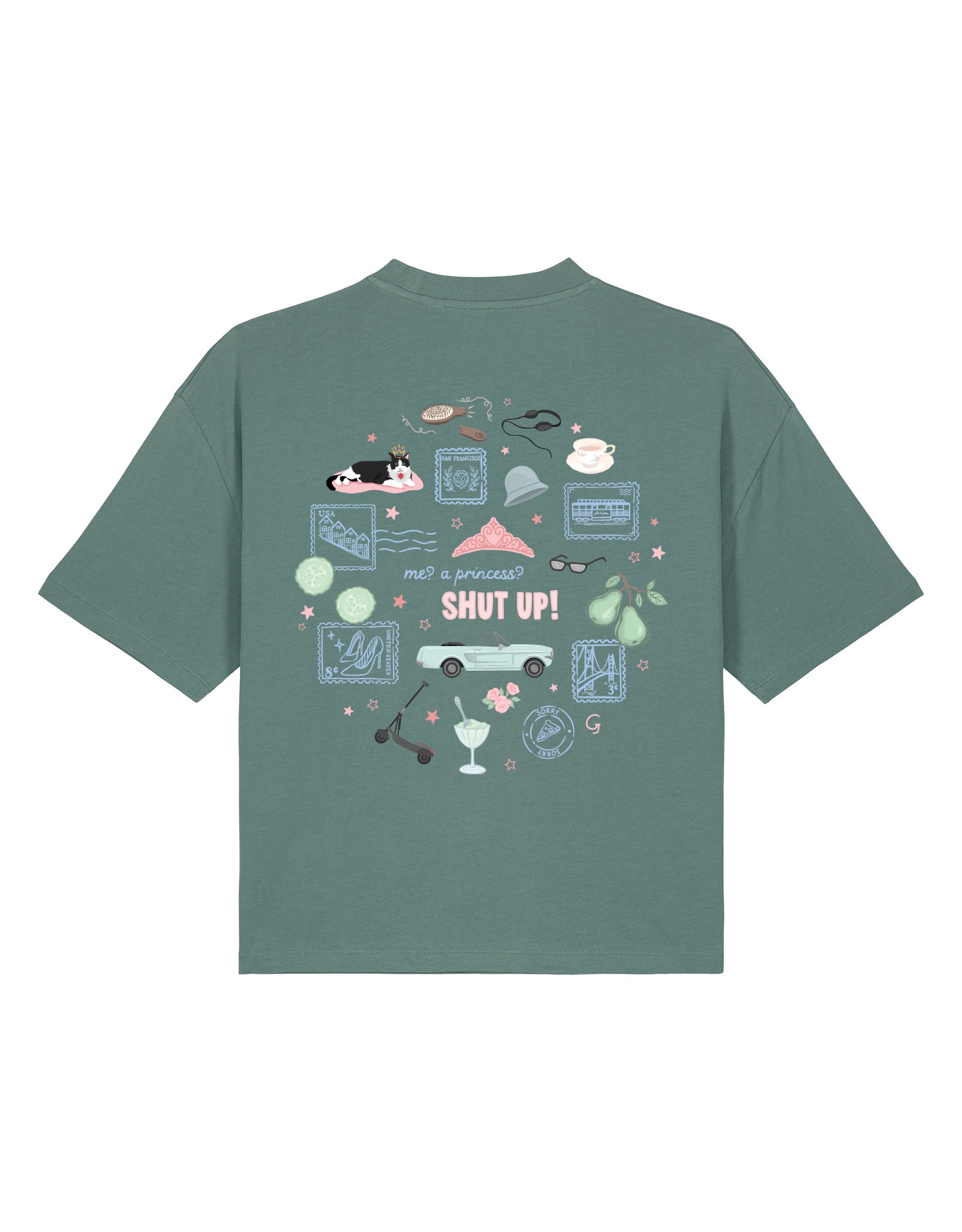 Princess Diaries Boxy Organic Cotton Tee