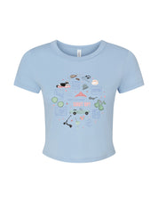 Princess Diaries Micro Rib Baby Tee