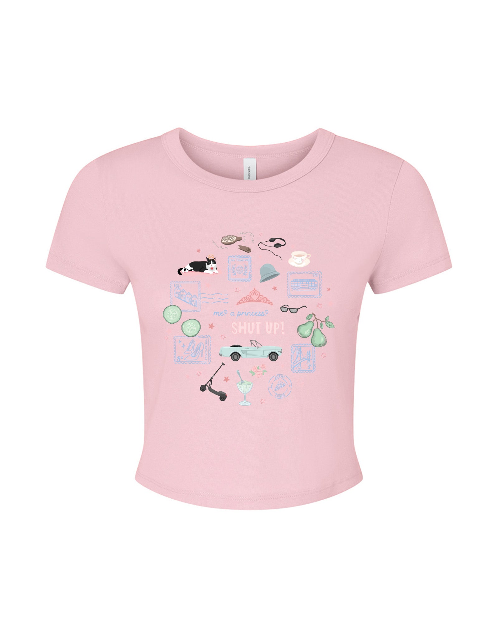 Princess Diaries Micro Rib Baby Tee