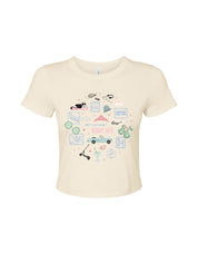 Princess Diaries Micro Rib Baby Tee