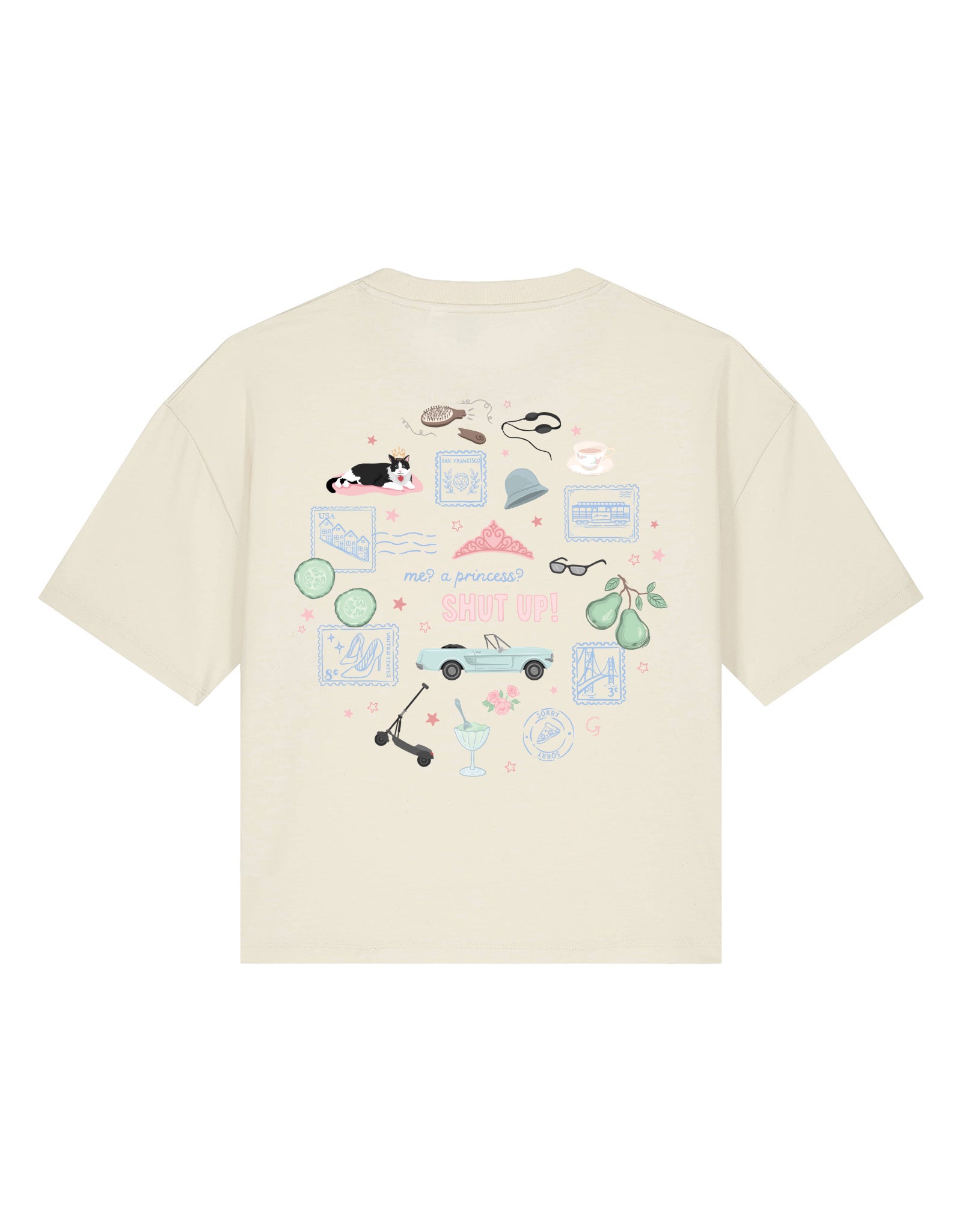 Princess Diaries Boxy Organic Cotton Tee