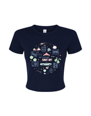 Princess Diaries Micro Rib Baby Tee