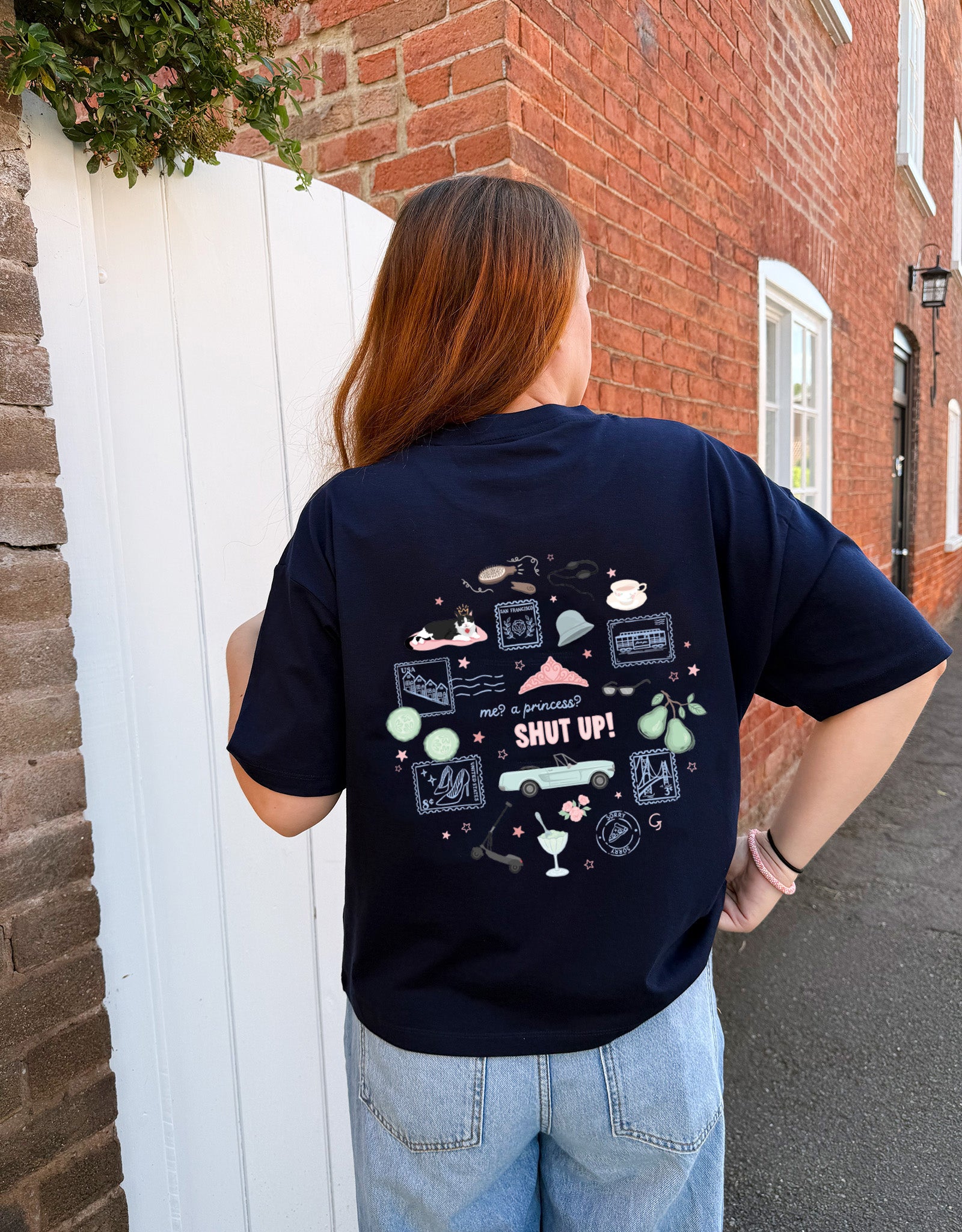 Princess Diaries Boxy Organic Cotton Tee