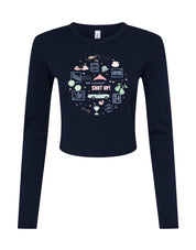 Princess Diaries Micro Rib Long Sleeved Tee