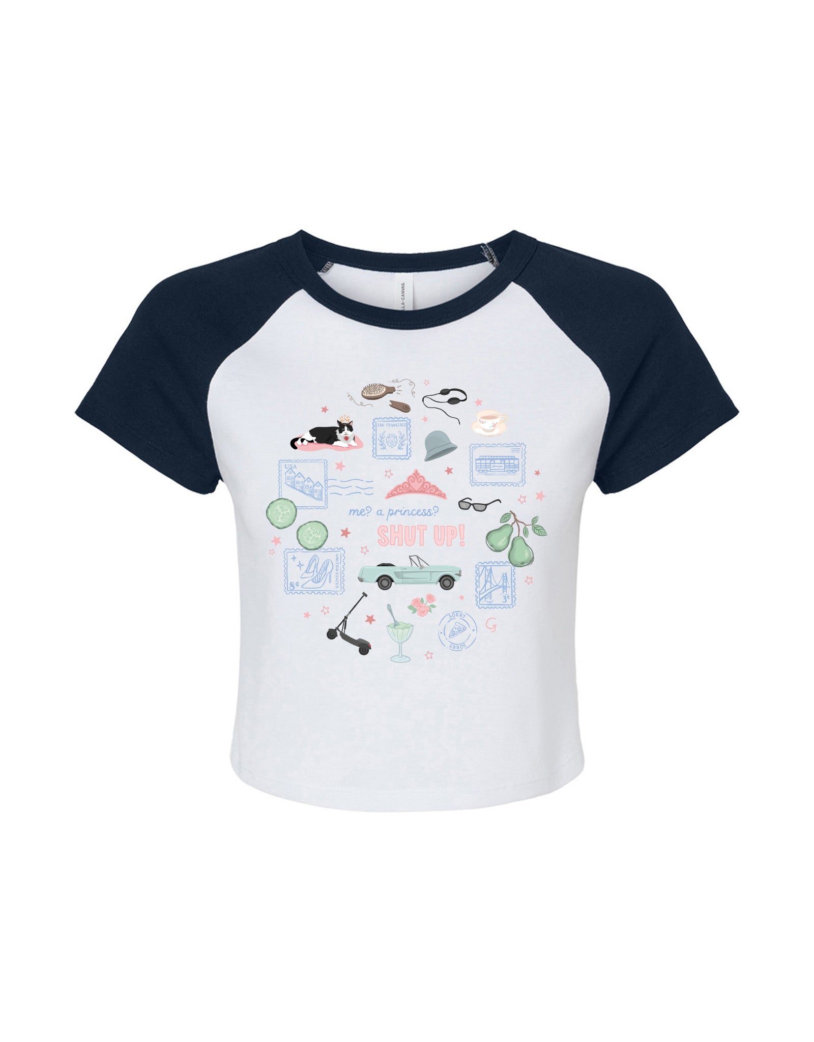 Princess Diaries Micro Rib Baby Tee