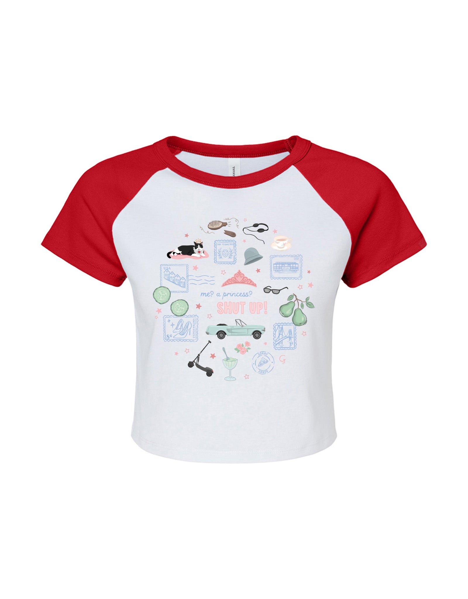 Princess Diaries Micro Rib Baby Tee