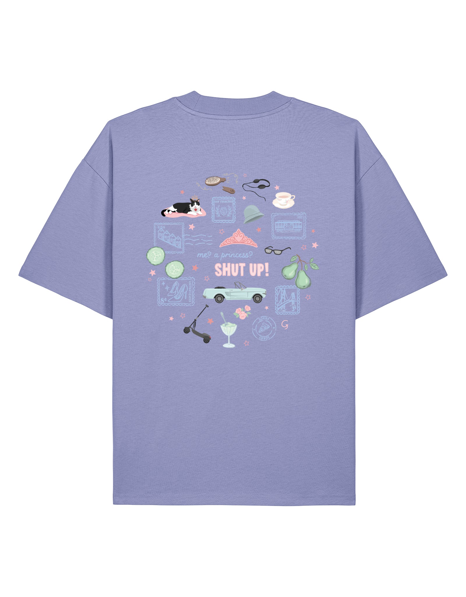 Princess Diaries Oversized Organic Cotton Tee