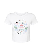 Princess Diaries Micro Rib Baby Tee