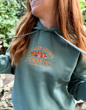Pumpkins Embroidered Boxy Organic Cotton Hoodie