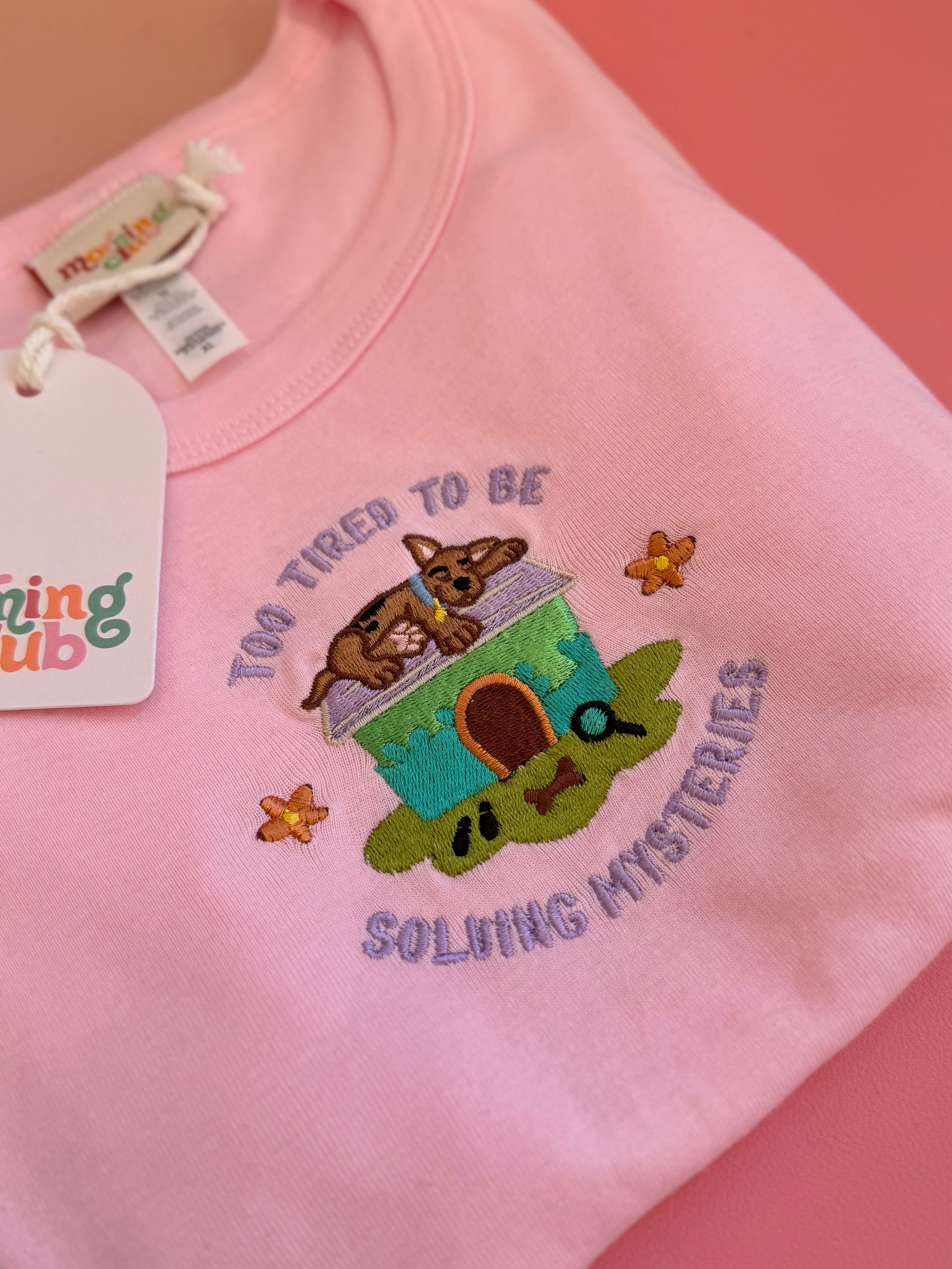 Scooby Embroidered Organic Cotton Childrens Sweatshirt