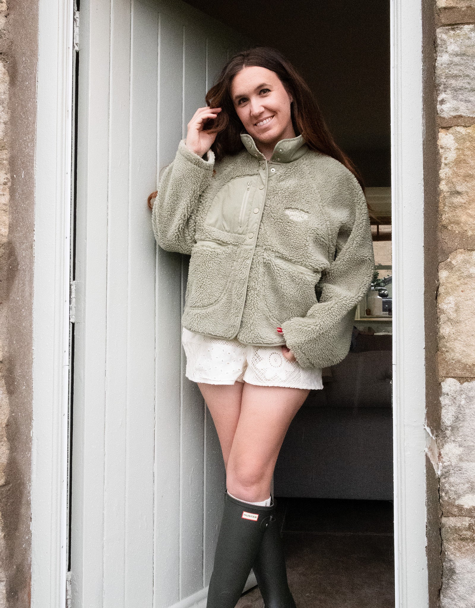 Popper Sherpa Zip Jacket