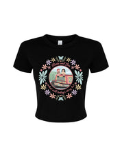 Rosie Jim Printed Micro Rib Baby Tee