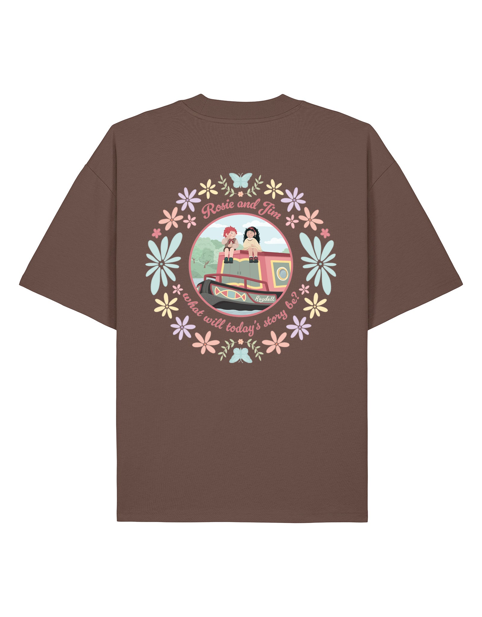Rosie Jim Printed Oversized Organic Cotton T-Shirt