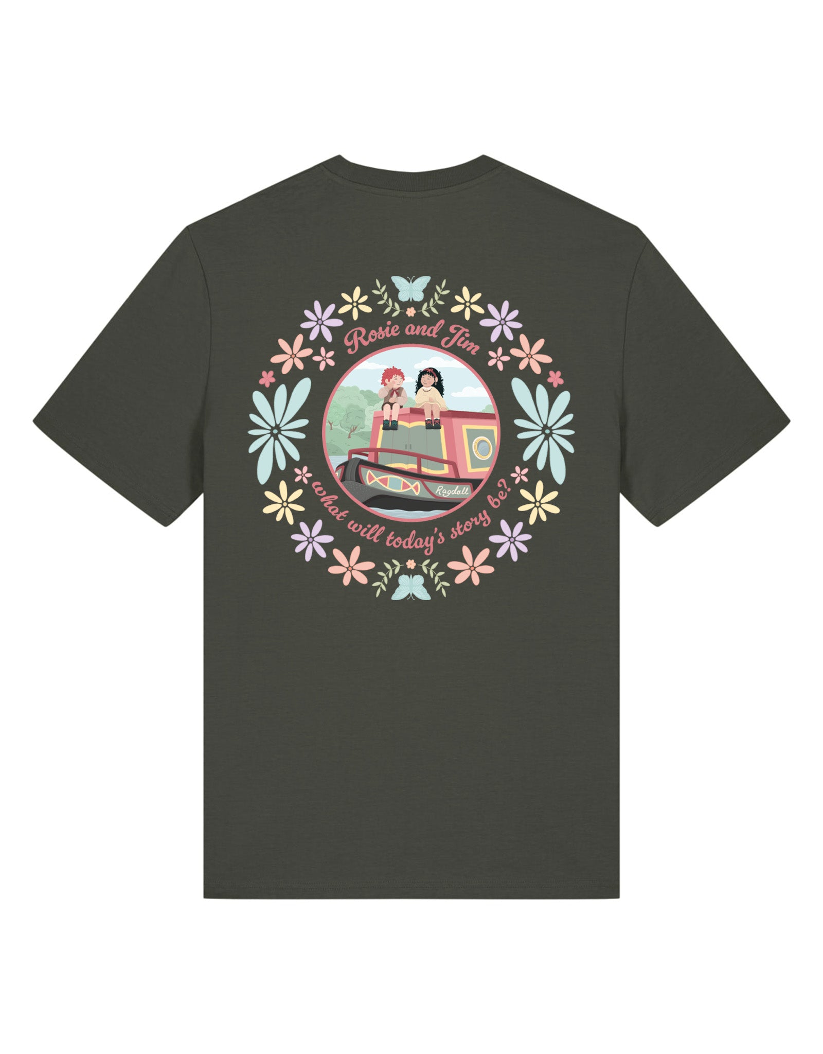 Rosie & Jim Inspired Organic Cotton T-Shirt - 90s Throwback Design