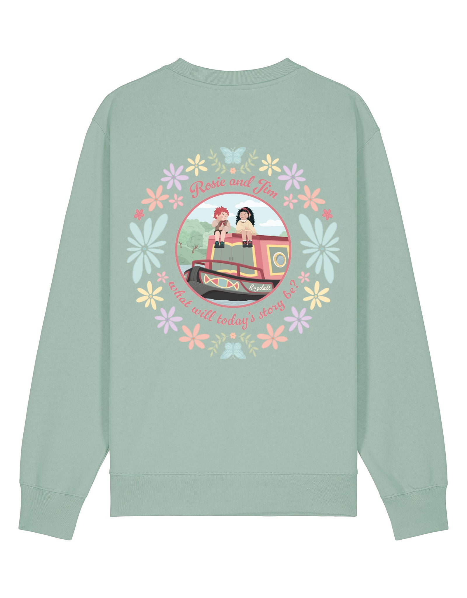 Rosie Jim Printed Organic Cotton Sweatshirt