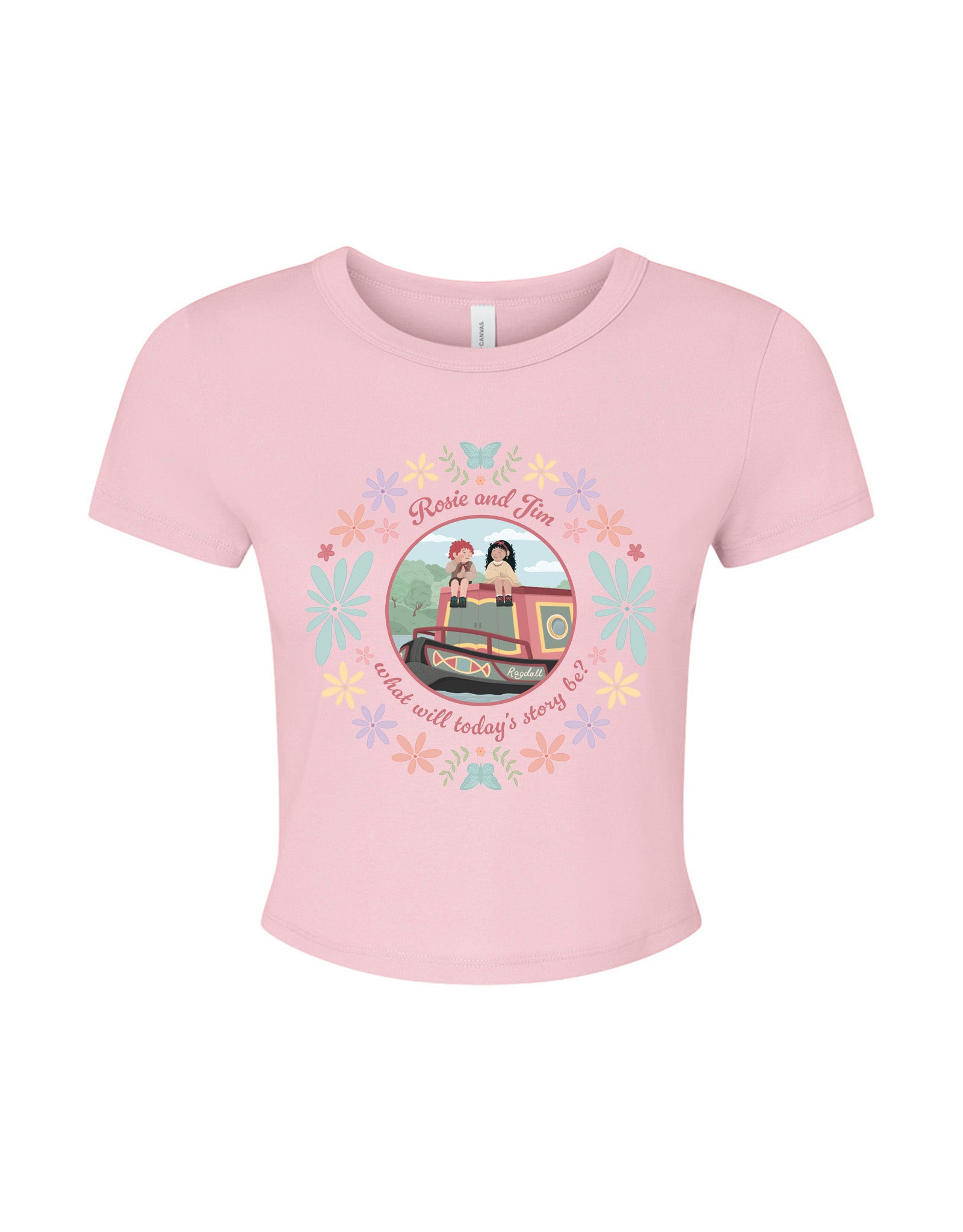 Rosie Jim Printed Micro Rib Baby Tee