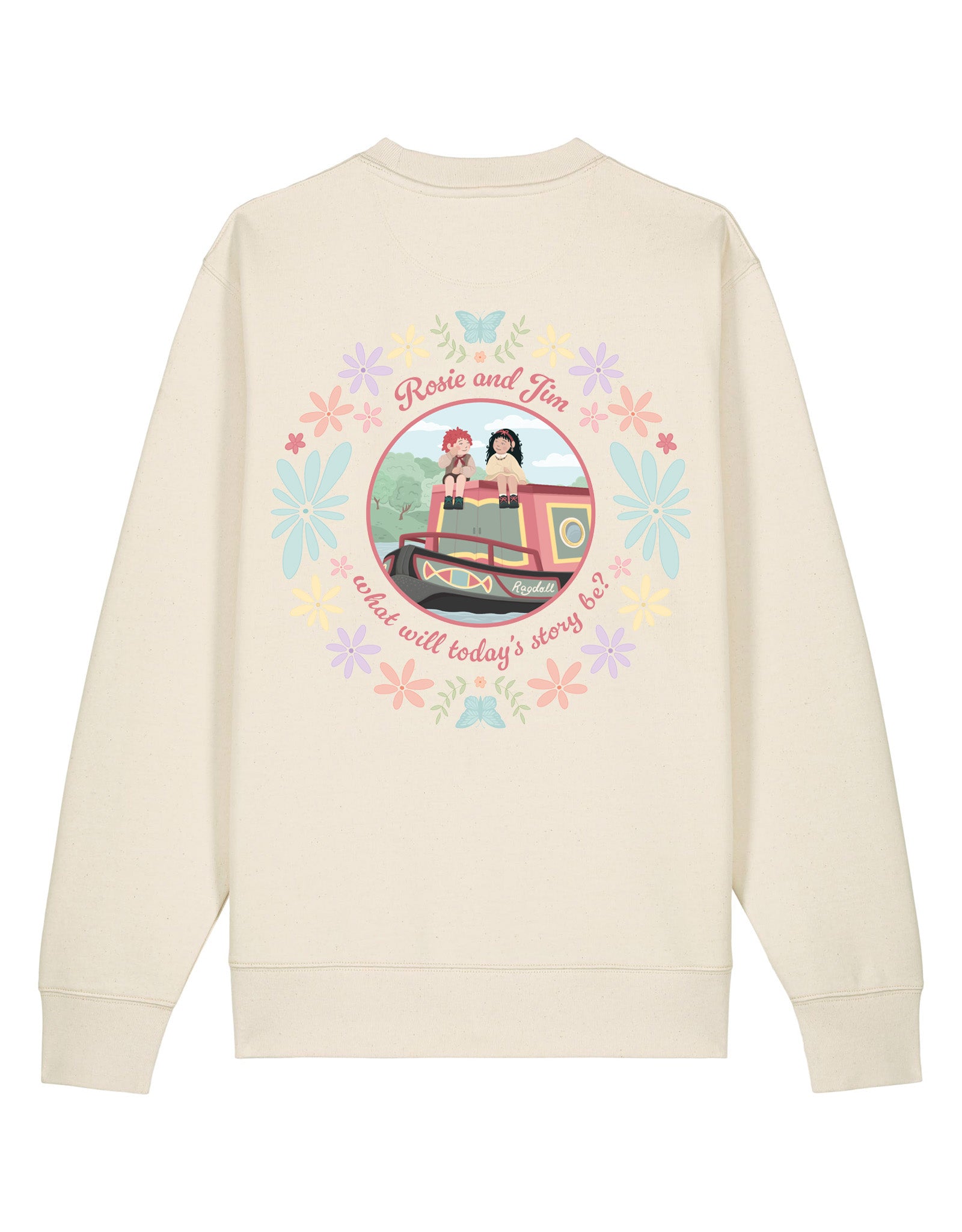 Rosie Jim Printed Organic Cotton Sweatshirt
