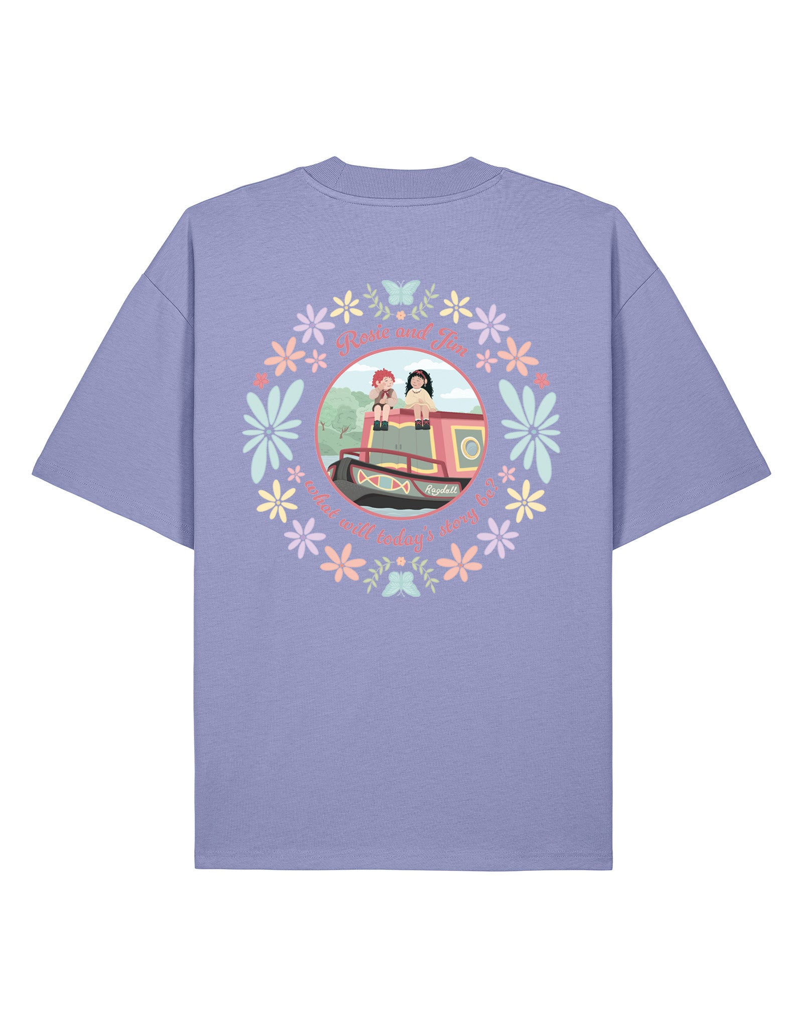 Rosie Jim Printed Oversized Organic Cotton T-Shirt