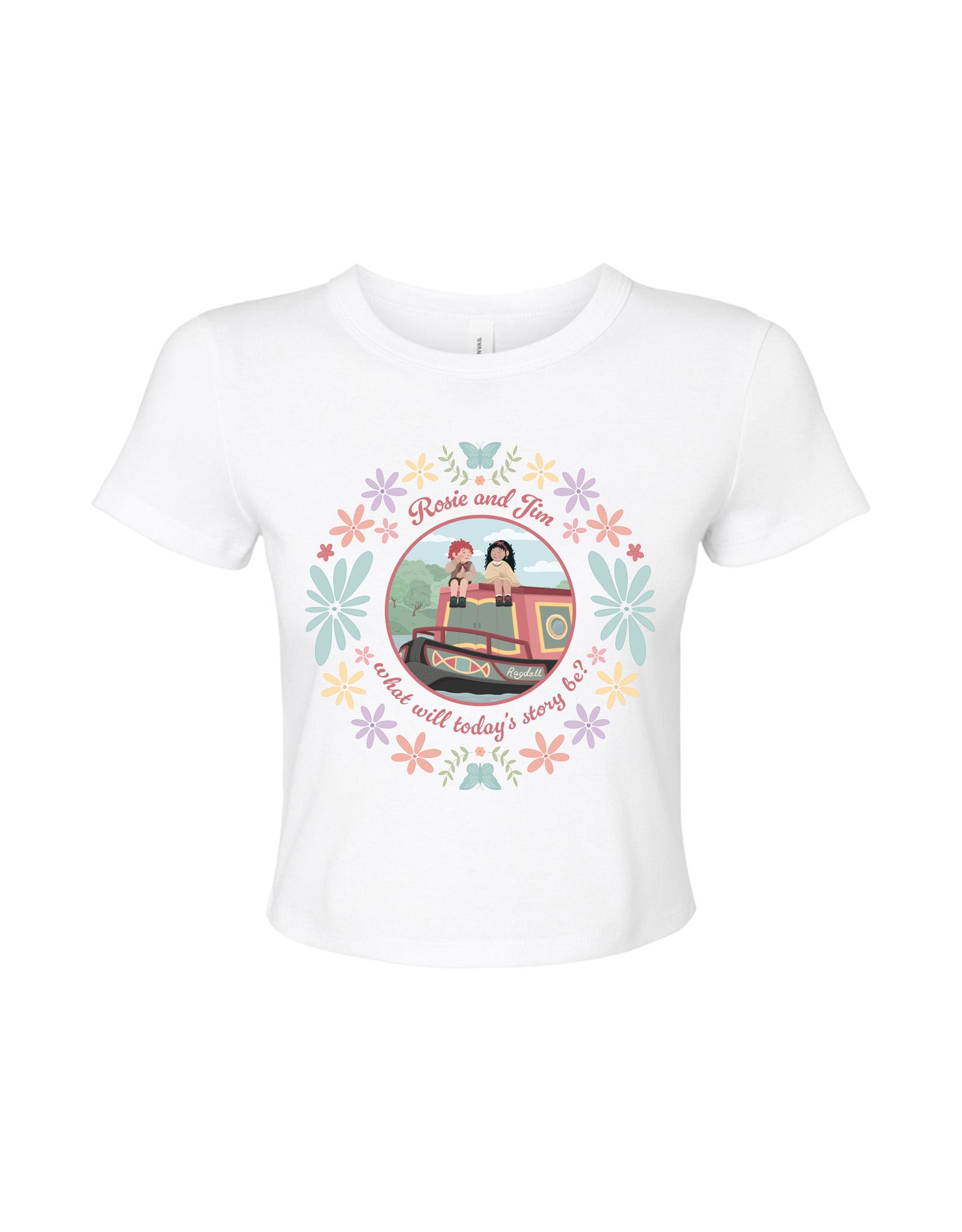 Rosie Jim Printed Micro Rib Baby Tee
