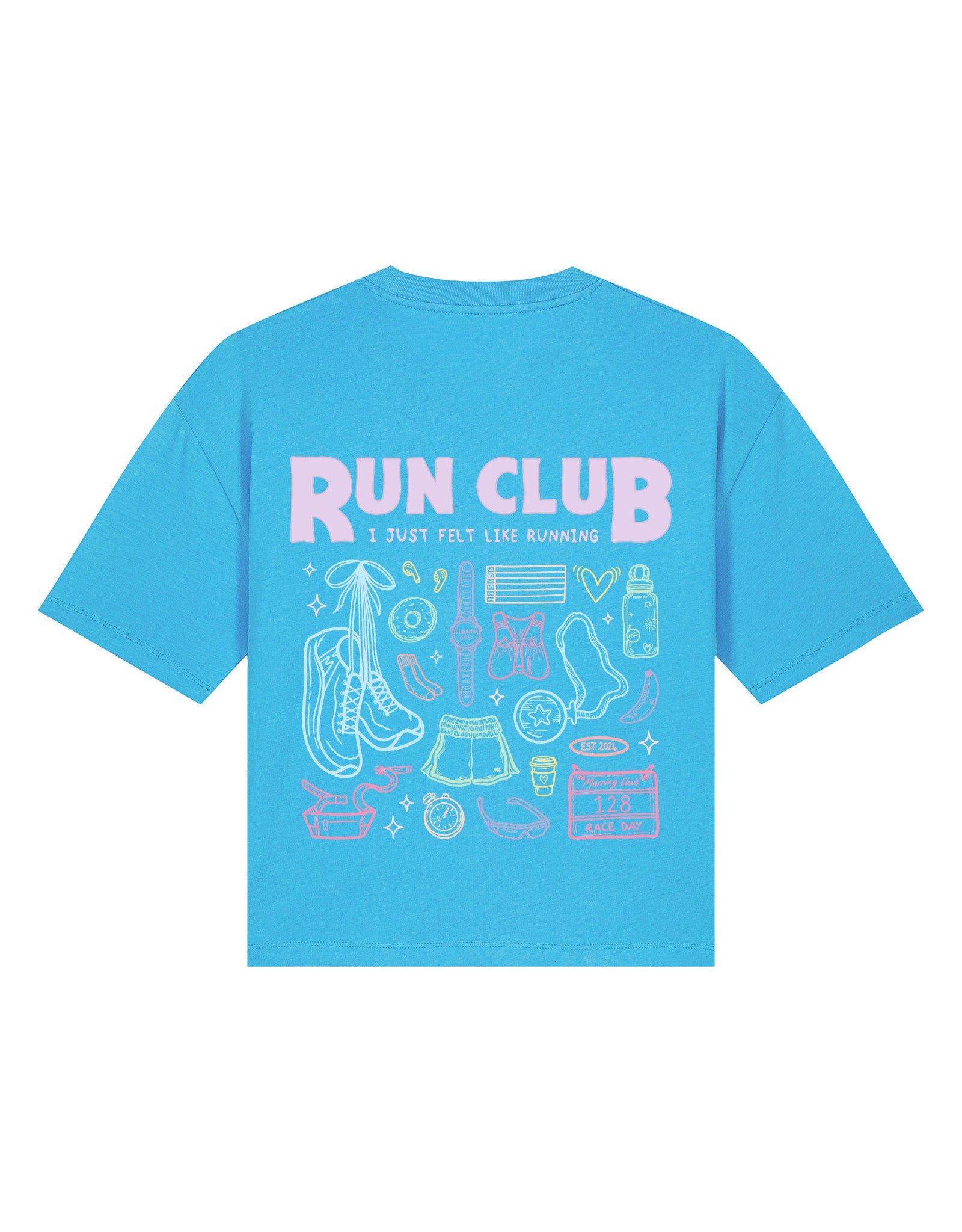 Run Club Boxy Organic Cotton Tee