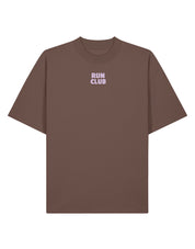 Run Club Printed Oversized Organic Cotton Tee