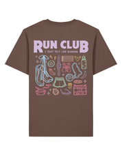 Run Club Printed Organic Cotton T-Shirt