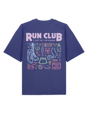 Run Club Printed Oversized Organic Cotton Tee