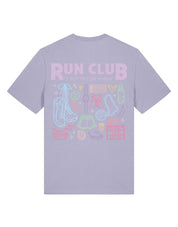 Run Club Printed Organic Cotton T-Shirt