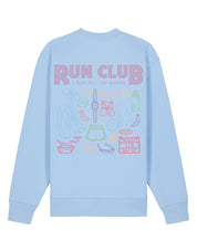 Run Club Printed Organic Cotton Sweatshirt
