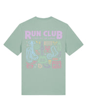 Run Club Printed Organic Cotton T-Shirt