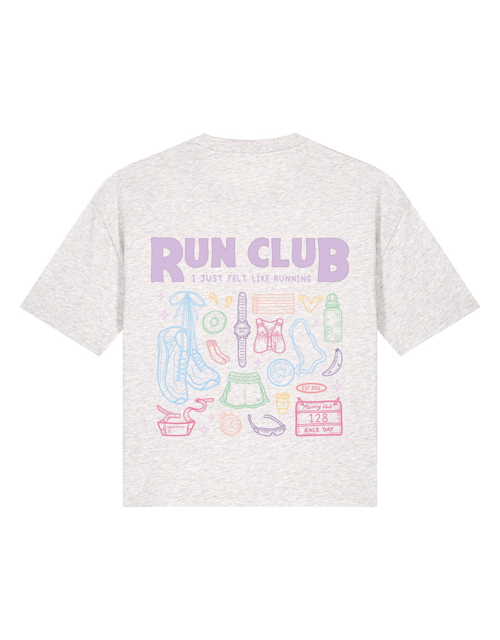 Run Club Boxy Organic Cotton Tee