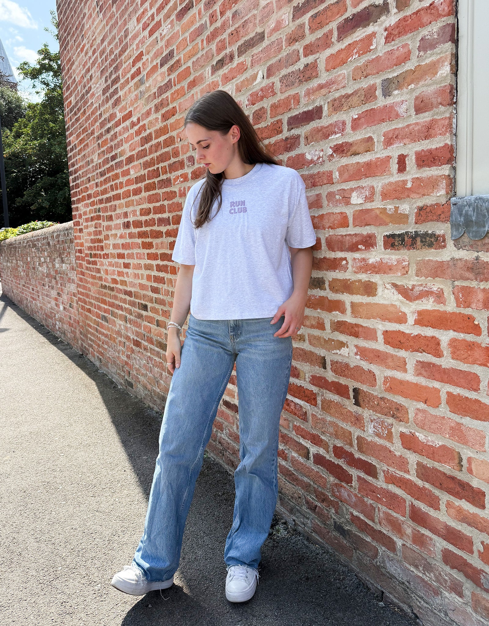 Run Club Boxy Organic Cotton Tee