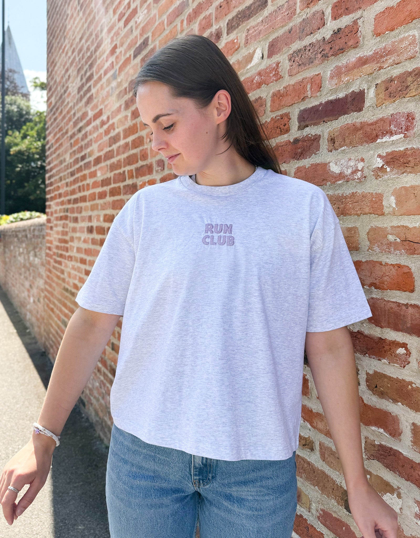 Run Club Boxy Organic Cotton Tee