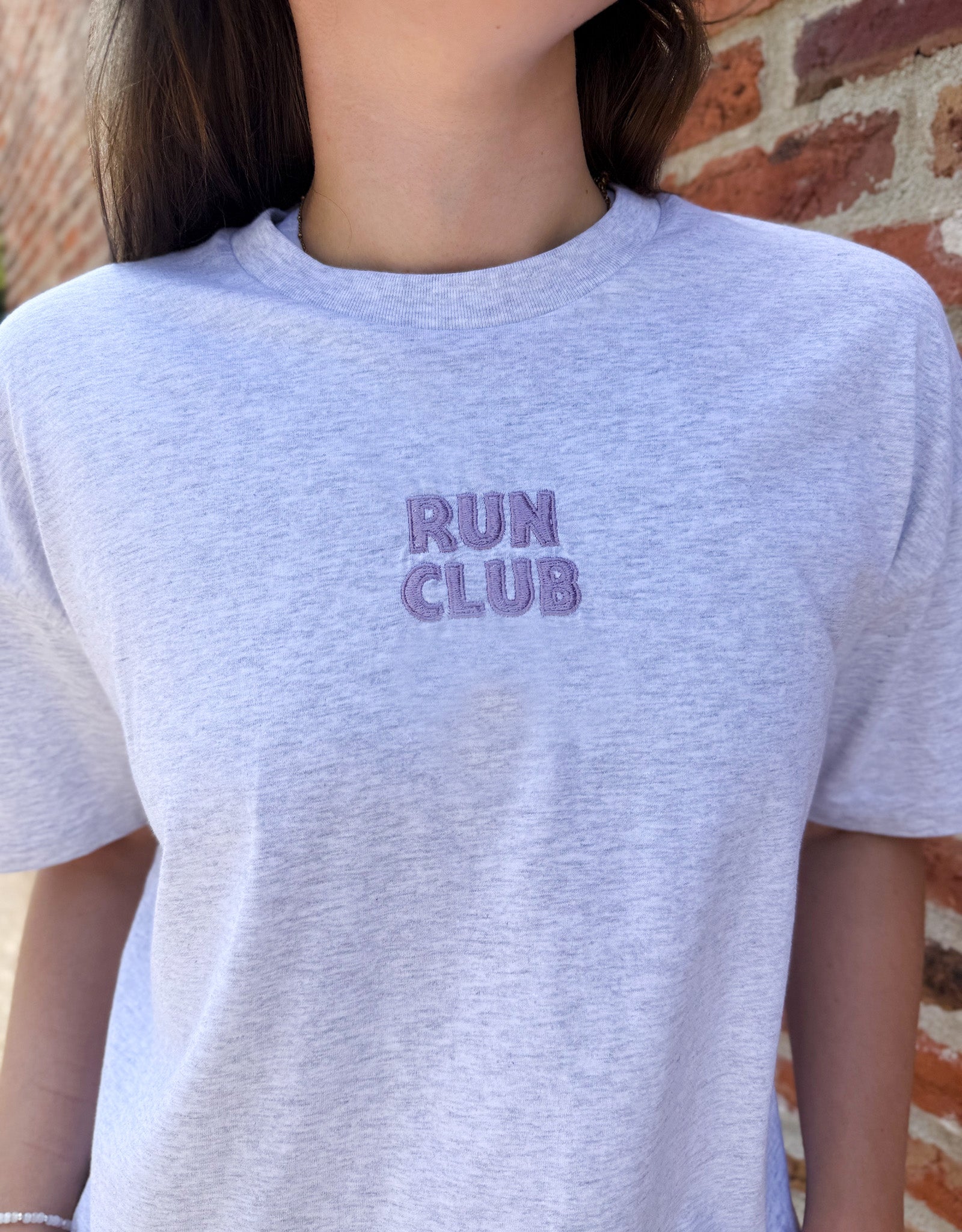 Run Club Boxy Organic Cotton Tee