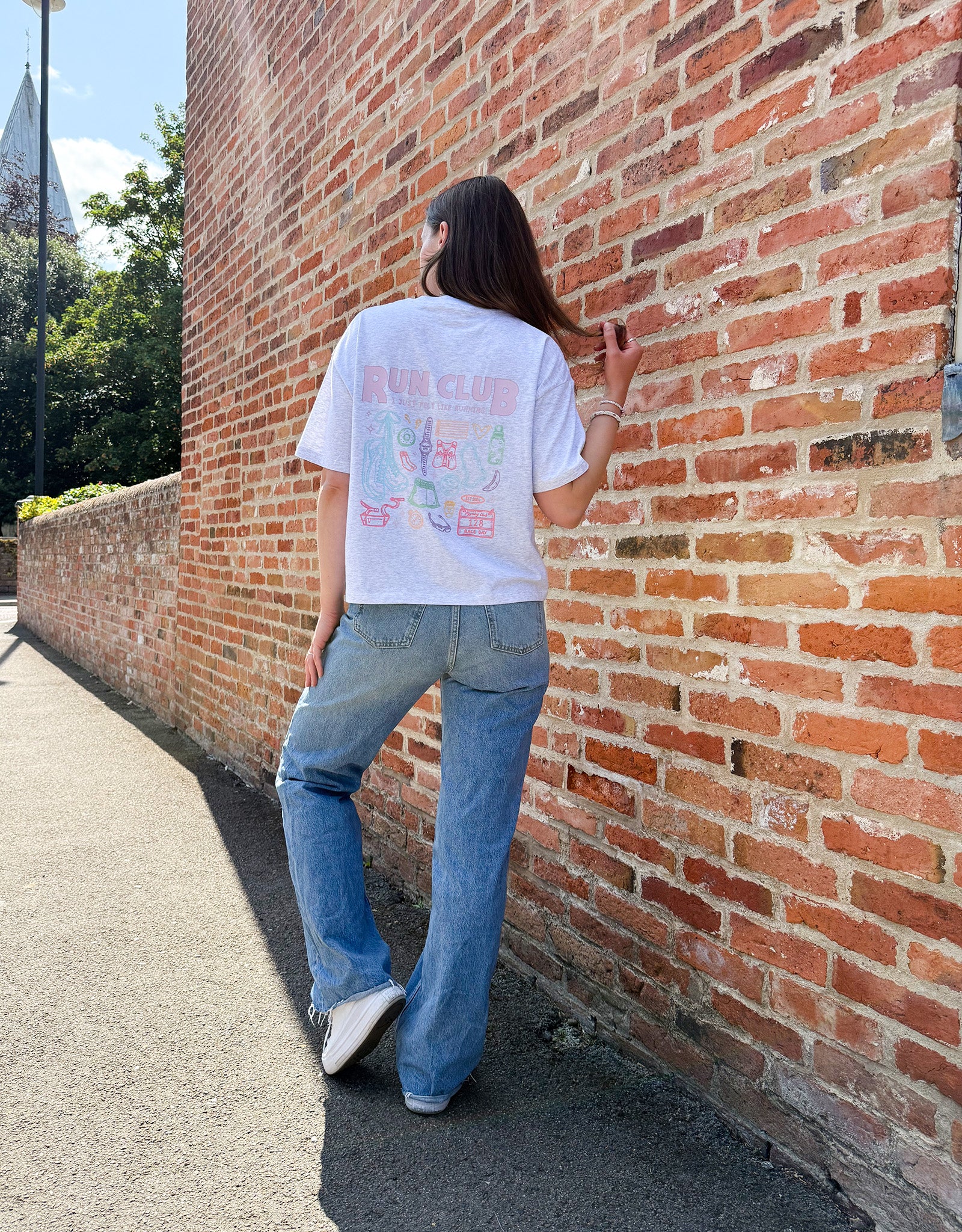 Run Club Boxy Organic Cotton Tee