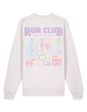 Run Club Printed Organic Cotton Sweatshirt