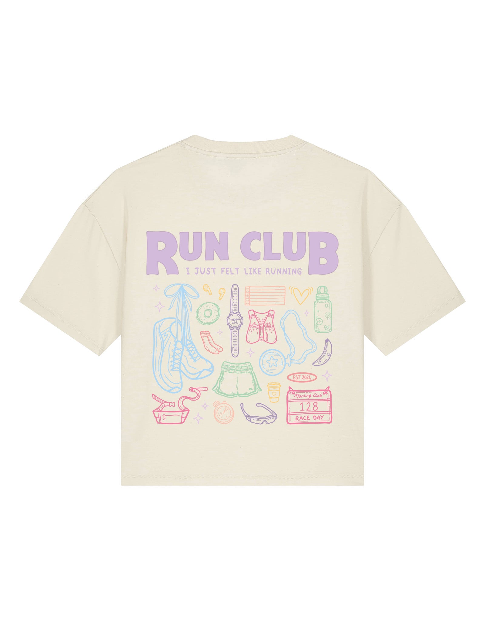 Run Club Boxy Organic Cotton Tee