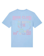 Run Club Printed Organic Cotton T-Shirt