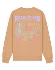 Run Club Printed Organic Cotton Sweatshirt