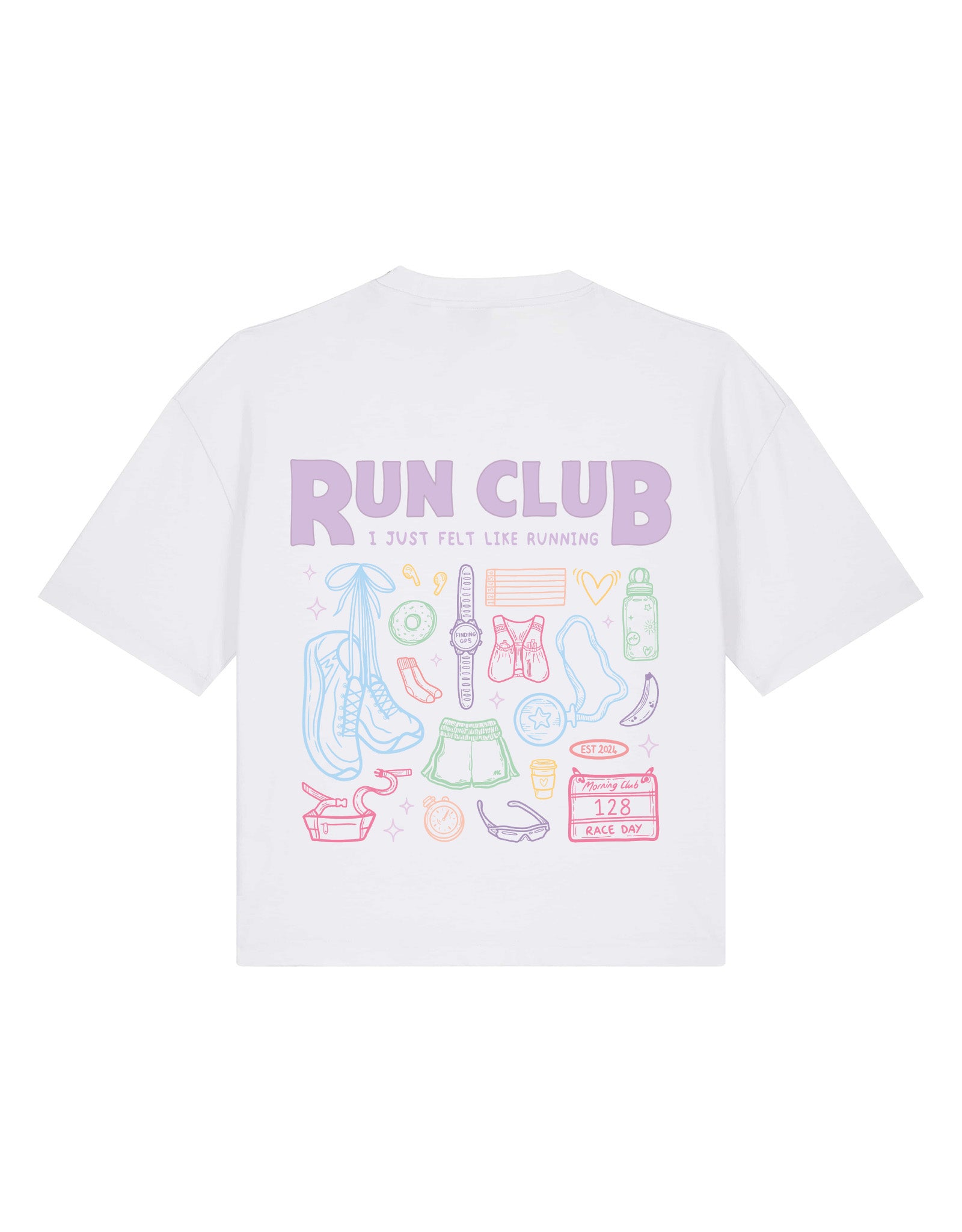 Run Club Boxy Organic Cotton Tee