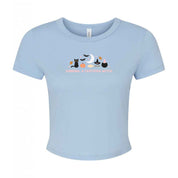 Sabrina Embroidered Micro Rib Baby Tee