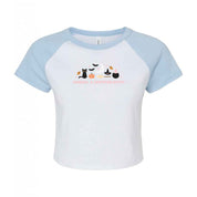 Sabrina Embroidered Micro Rib Baby Tee